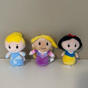 Set of 3 Hallmark Disney Princesses Itty Bittys